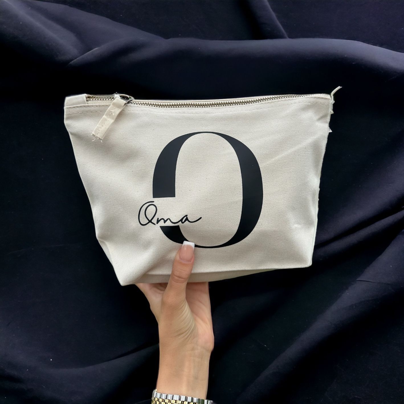 Canvas Kosmetiktasche "Clara"