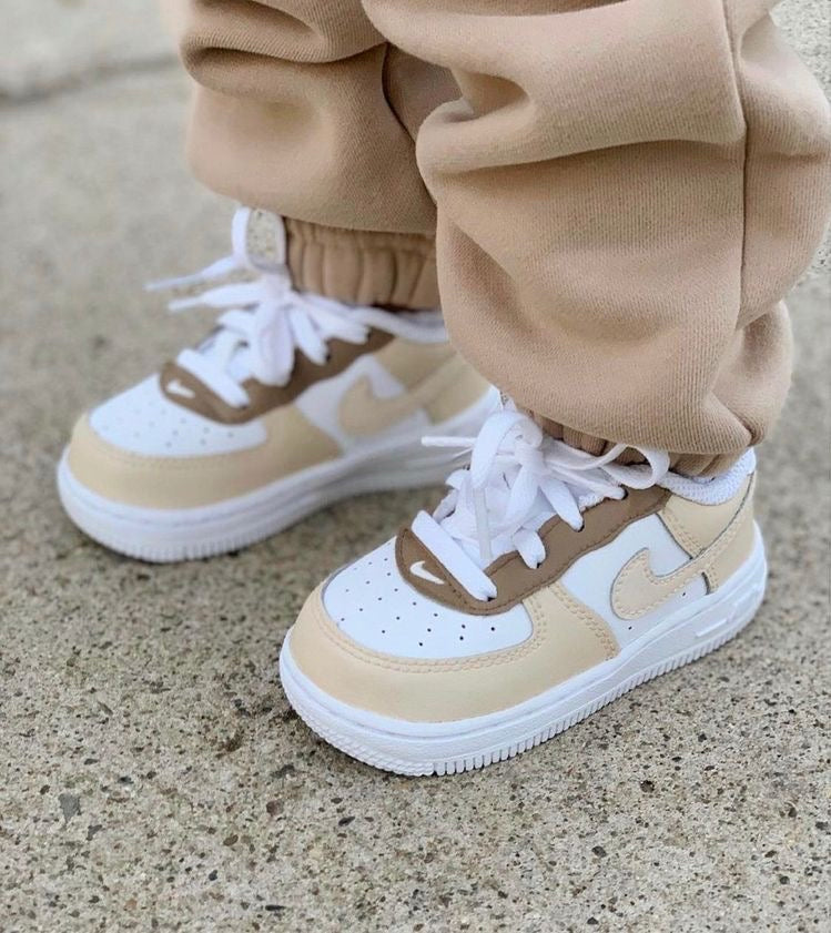Kids Nike Air Force 1 "Cappuccino"