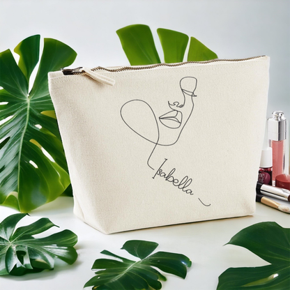 Canvas Kosmetiktasche "Clara"