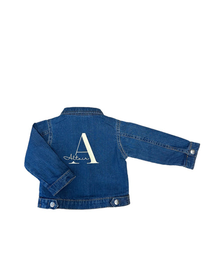 Baby Jeansjacke mit Personalisierung