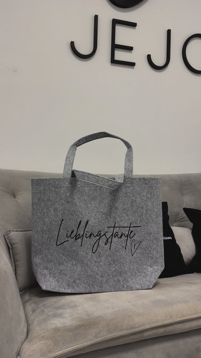 Filz Shopper mit Personalisierung